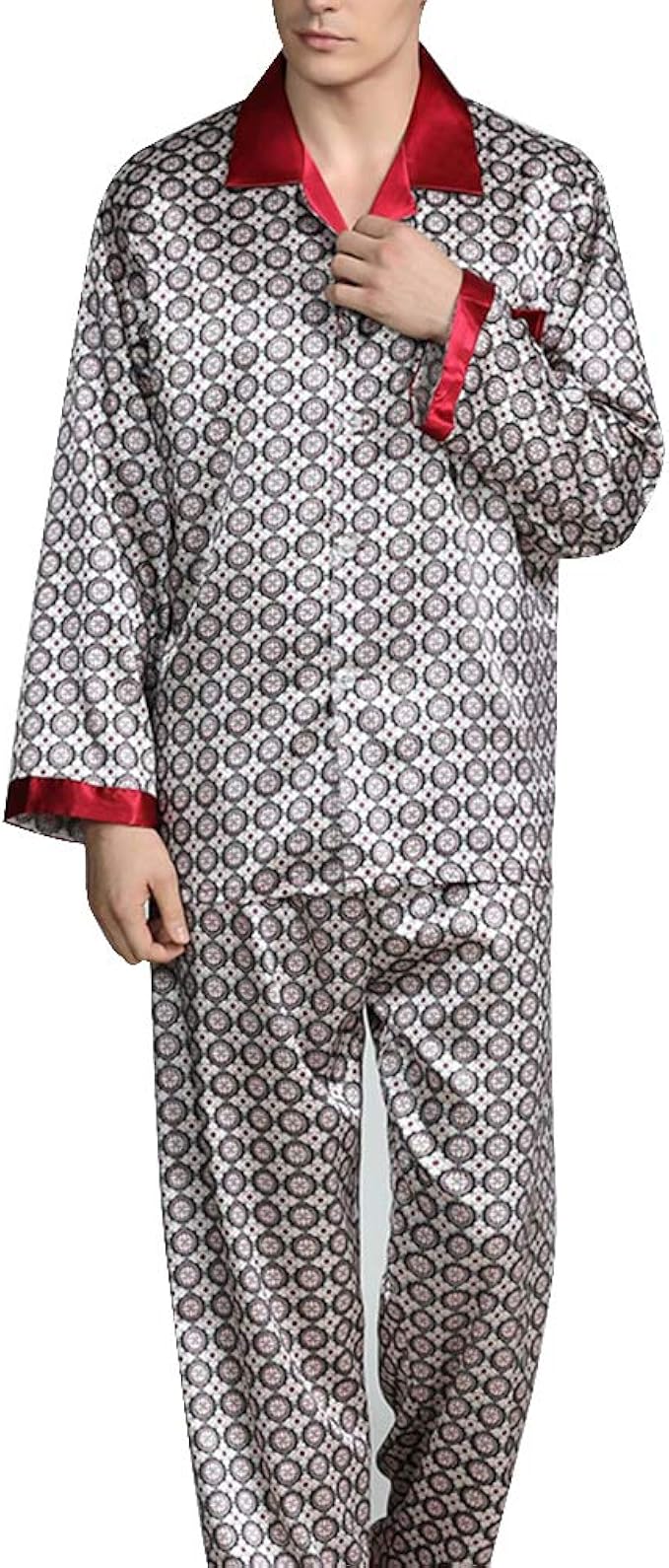 Pyjama homme veste et pantalon Clearance