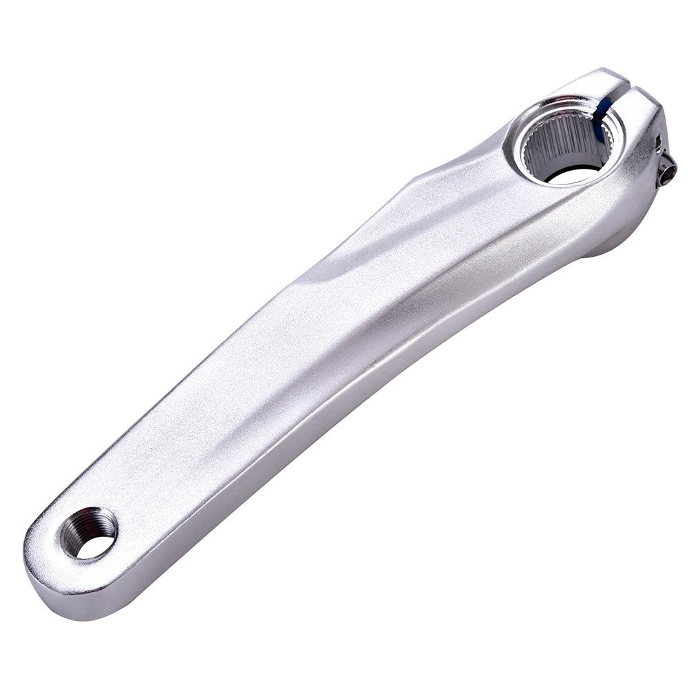 Keenso Mountain Bike Crankset Aluminum Alloy Bike Bicycle Left Crank Arm for 590 610 SLX XT Crankset (Silver)
