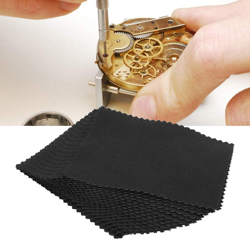 Watch Polishing Cloth, Watch Cleaning Cloth, 20pcs 10x8cm Nylon Jewelry Cleaning Cloths Large Watch Cleaner Tool for Watches Eyeglasses Gold Silver Platinum Coins Cameras Tablets