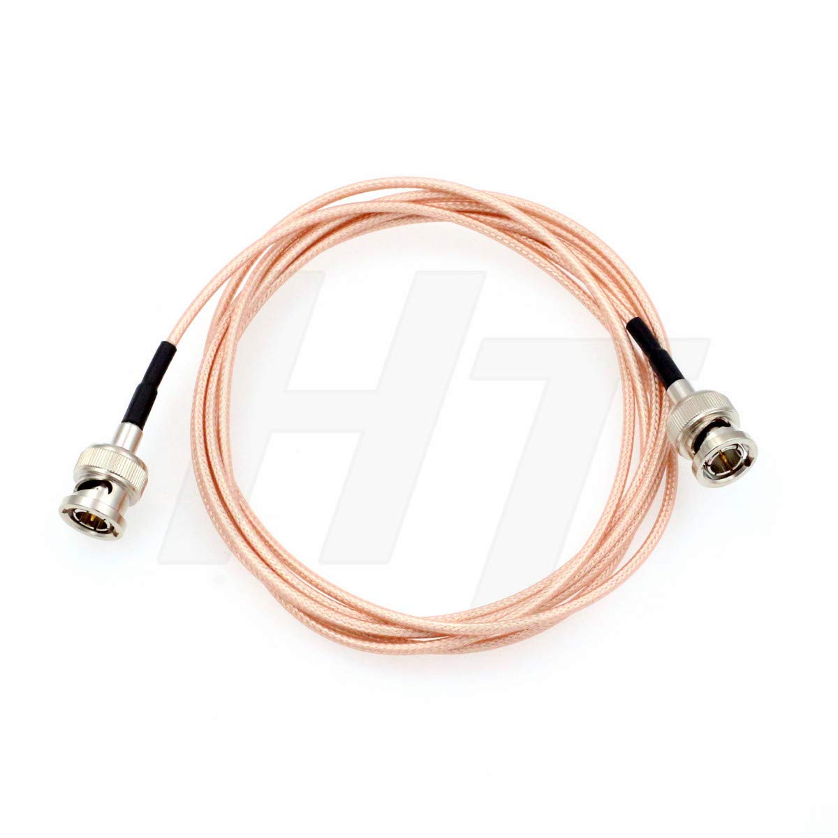 HangTon Camera Monitor Male BNC to Male BNC 3G SDI Video Cable for Blackmagic, Thin Shielded RG179 75 Ohm (2m)