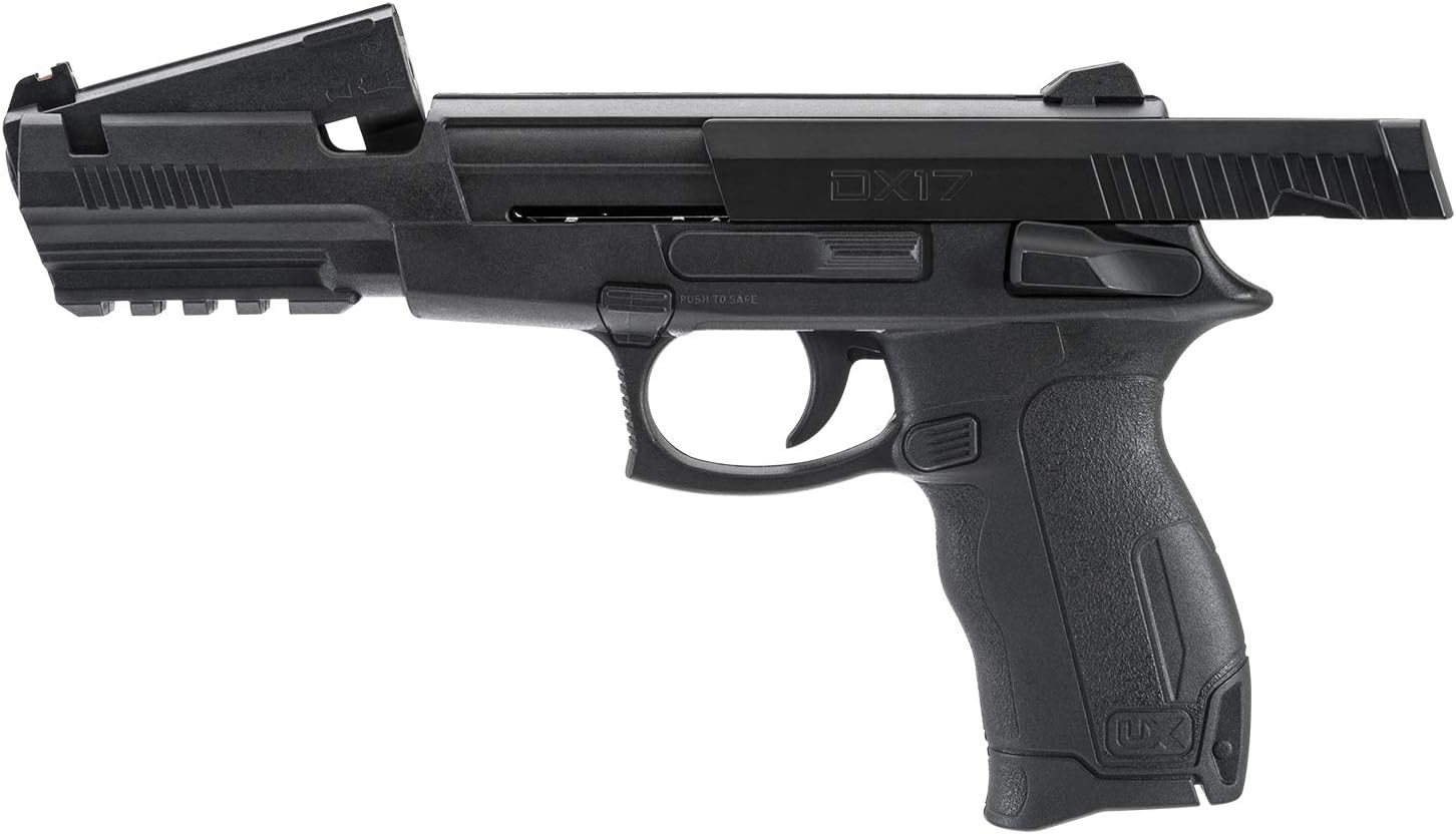 Umarex 2230030 DX17 .177 Caliber BB Gun Air Pistol - Includes 200 Steel BBs, Black : Sports & Outdoors