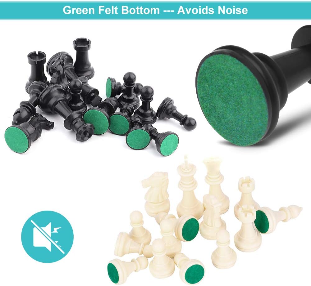 Yosoo Health Gear 32 Pcs Chess Pieces Only, Chessmen Game Set Chess