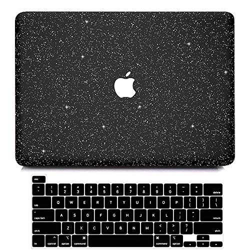 MacBook Pro 13 inch Case 2020 2019 2018 2017 2016 Release A2251 A2289 A2159 A1989 A1708 A1706, BELKA Glitter Sparkly Smooth Slim PC Hard Case with Keyboard Cover for Mac Pro 13 with Touch Bar & Retina