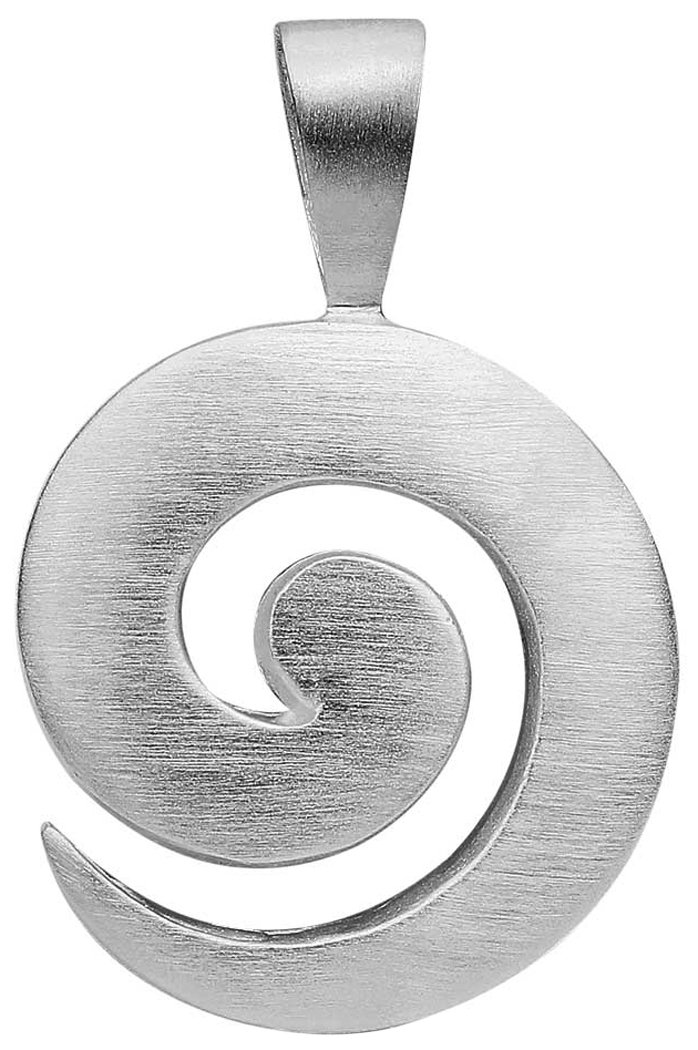 Nenalina 361275-700 women's crescent moon pendant for necklaces/chains, brushed 925 sterling silver