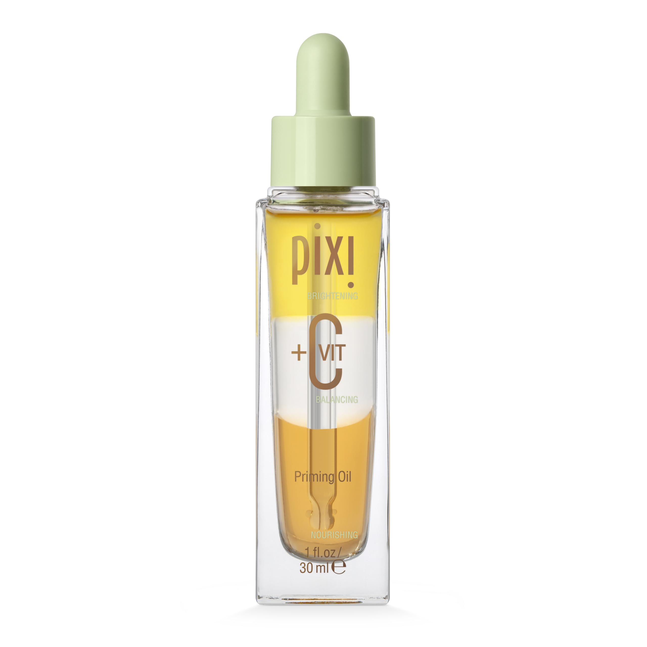 Pixi Beauty +C Vit Priming Oil | Nourishing Vitamin C Facial Oil Energizes & Balances Skin | Creates A Flawless Makeup Base | 1.00 Fl Oz