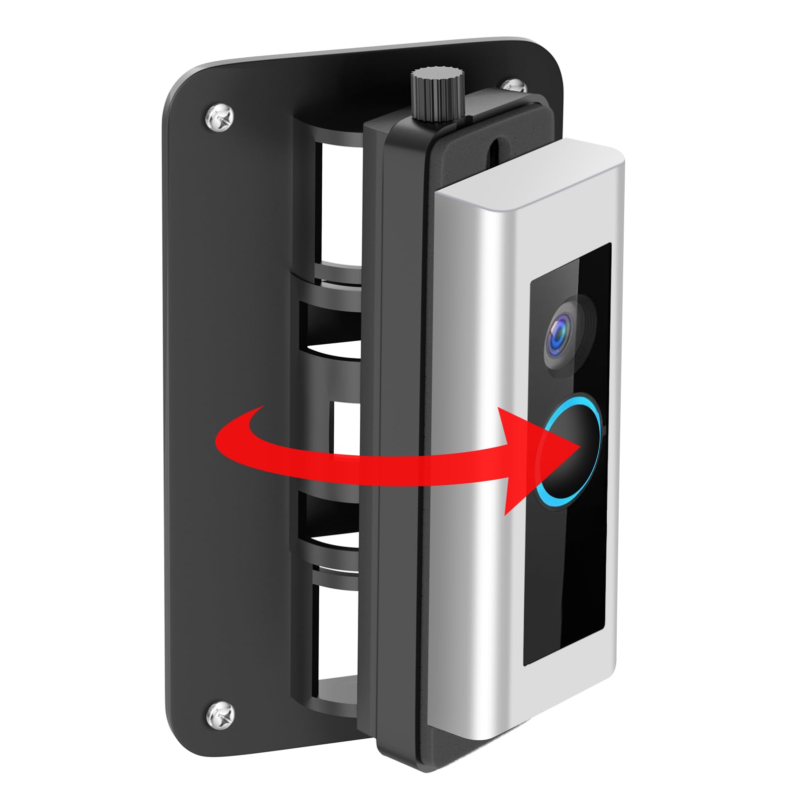 Photo 1 of Adjustable 30° to 145° Doorbell Angle Mount Compatible with Ring Video Doorbell Wired/Pro/Pro 2, Corner Mount Kit Holder Replacement Angle Adjustment Adapter Mounting Bracket Wedge Kit for Apartment