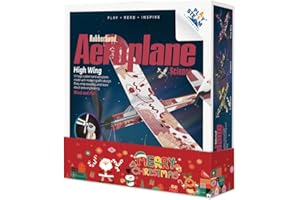 PLAYSTEAM PLAYSTEM Rubber Band Aeroplane High Wing STEM Kit