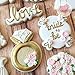 Wedding Cookie Cutters Set - 8 PCS - Wedding Dress, Wedding Cake, Diamond Ring, Heart, Lips, Beard, LOVE Word and Tie - Stainless Steel