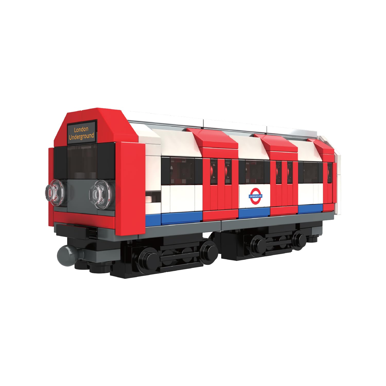 London Underground Tube Train Construction Brick Set - Buildable Model Toy for Kids and Collectors - TfL Official Licensed Product