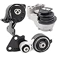 Engine Motor Mount & Trans Mount Kit Compatible with 2007-2010 Edge 3.5L w/AUTO, Replace OE A5342, A5431, A5605