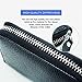 Emmabin Rfid Blocking Leather Credit Card Wallet Holder for Women, Mini Wallet - Black