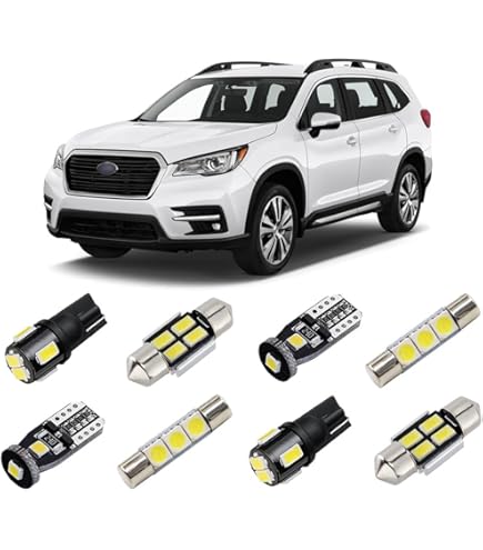 20-Piece LED Interior Light Bulb Kit For Subaru — Cool White Dome, Trunk & License Plate Lights