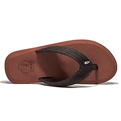 NewDenBer Mens Flip Flops Comfortable Thong Sandals