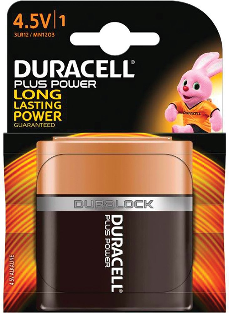 Duracell Plus Power Battery Alkaline 4.5V Ref 13279012