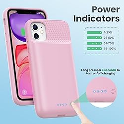 QTshine Battery Case for iPhone 11/XR, 2024