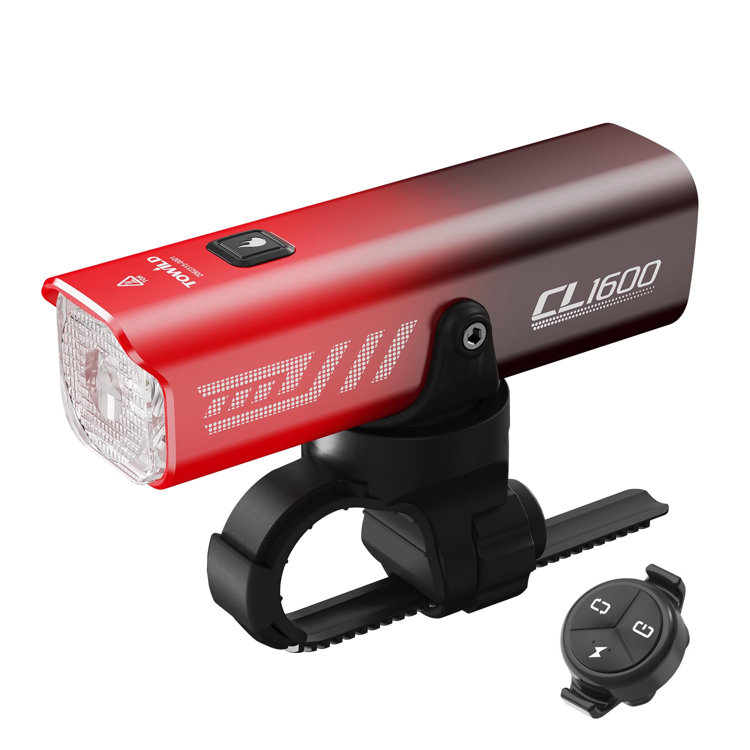 TOWILD CL1600 Smart Bike Lights,1600 Lumen Front Bike Light 5000mAh Type C Rechargeable Bicycle Headlight for MTB,IPX6 Waterproof Bike Lamp,5 Modes Cycling Light for Road Bike (CL1600-1-S)