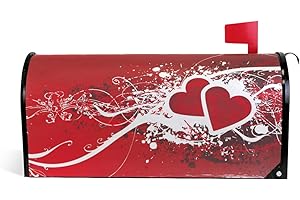 WOOR Valentine's Day Magnetic Magnetic Mailbox Cover Standard Size for Garden Yard Outdoor Decorations-18 x 20.8"