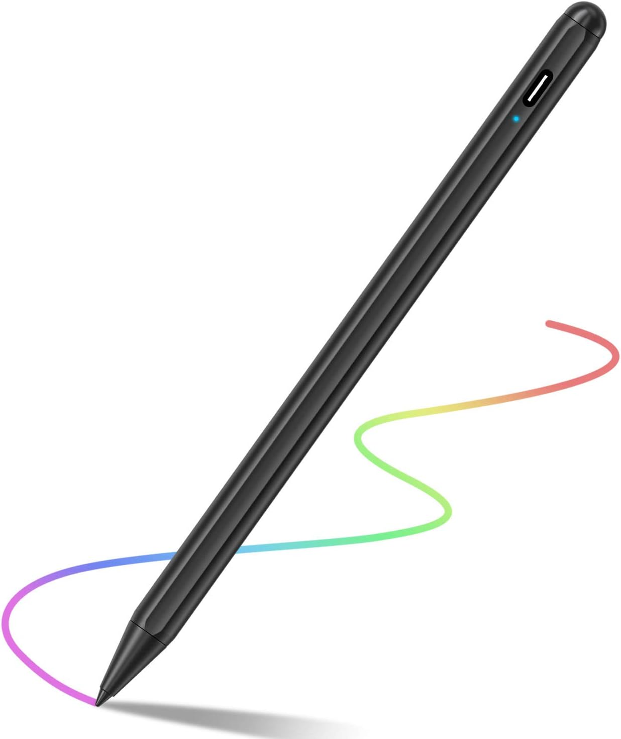 Stylus Pen 2nd Gen for Apple iPad 2018 - 2020 with Palm Rejection, 1.0mm Fine Tip, High Precise Pencil for Drawing & Writing on iPad(7th /6th)/ Air(3rd)/ Mini(5th)/ Pro 11(1st/2nd)/ Pro 12.9(3rd/ 4th)