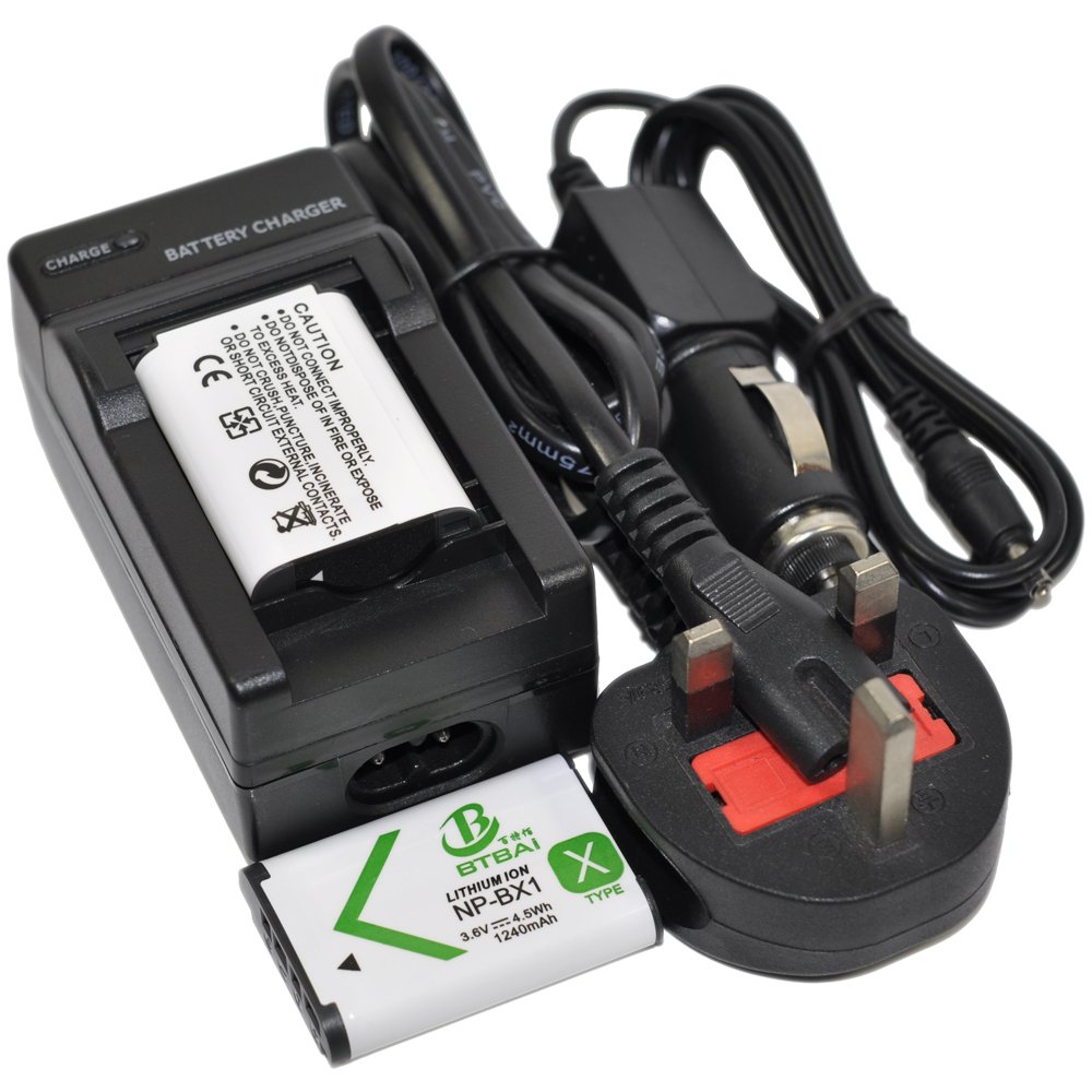 BTBAI 2x NP BX1 Camera Battery+Charger AC Single For NPBX1 DSC RX100 HX90 HX80 RX100 HX400V HX90V WX500 RX100 III RX100 II HX60V RX100M3 HX400 HX50 RX1 HX300 RX100M2 RX1R k1a