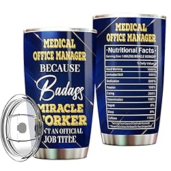 MONIZILUCKY Medical Office Manager Tumbler