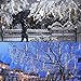 Cobbe Meteor Shower Falling Rain Lights - 8 Tubes 192 LED Icicle Snow Falling Christmas Lights Outdoor Raindrop Lights, Wedding Party Tree Decoration Warm White - Holiday Day Decor