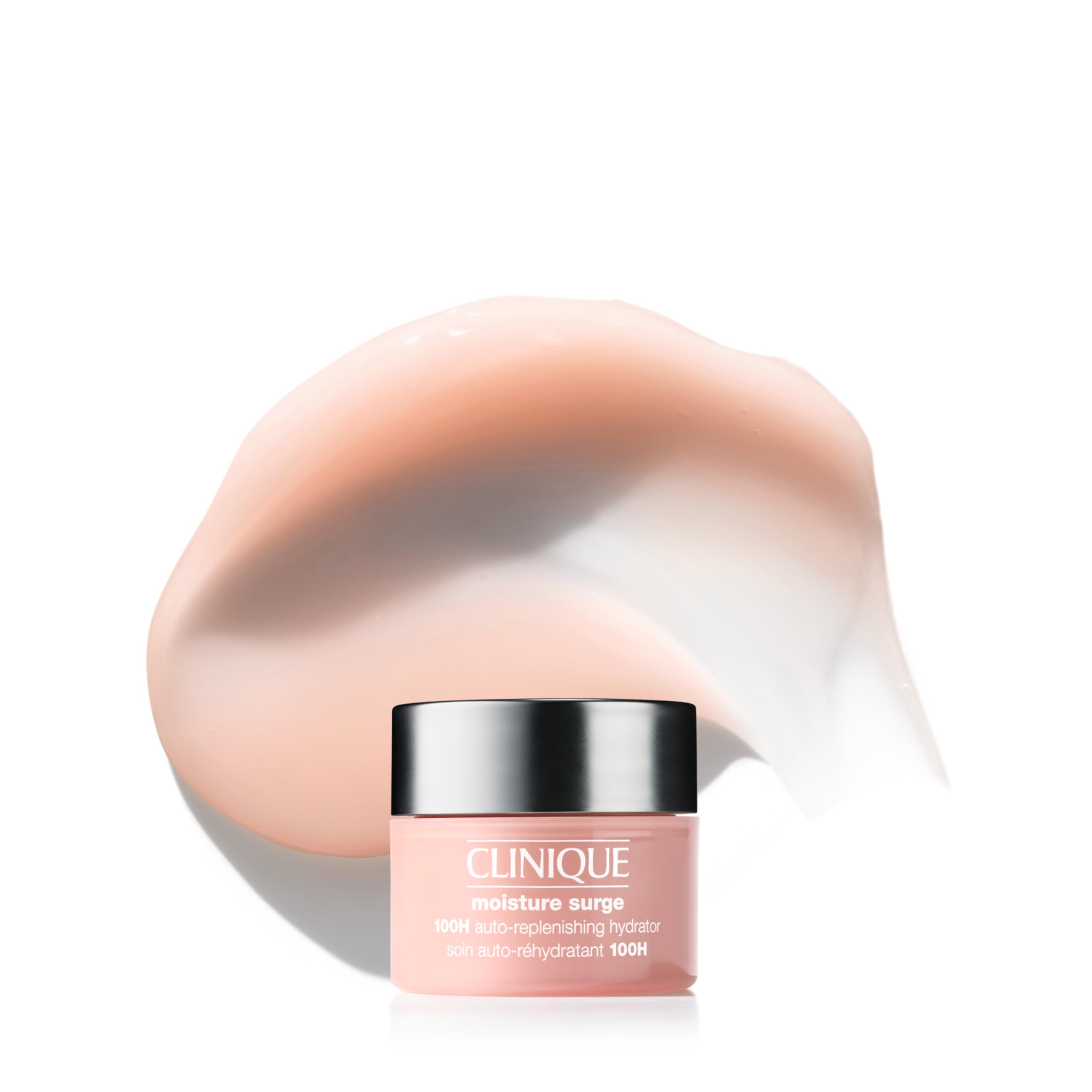 Photo 1 of Clinique Moisture Surge 100H Auto-Replenishing Hydrator Oil Free Face Moisturizer | With Hyaluronic Acid, Aloe Bioferment and Vitamins C + E | Hydrating + Moisturizing, Mini Travel Size, 0.5 Fl Oz