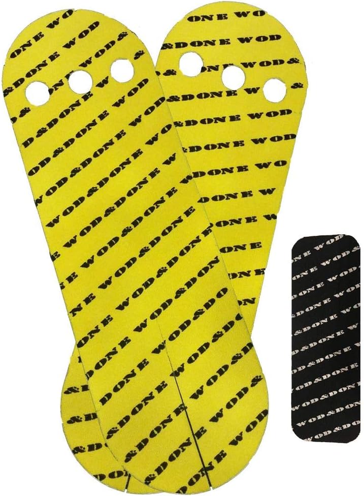 WOD and Done Grips and Hook Grip Bundle - 10-20 Grips / 12-24 Hook - Self Adhesive - Skin Tight - Chalk and Sweat Friendly