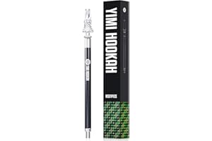 MY YIMI HOOKAH Yimi Hookah 3K Carbon Fiber Hookah Hose Mouthpiece with Borosilicate Glass Mouthpiece Tip Shisha Hose…