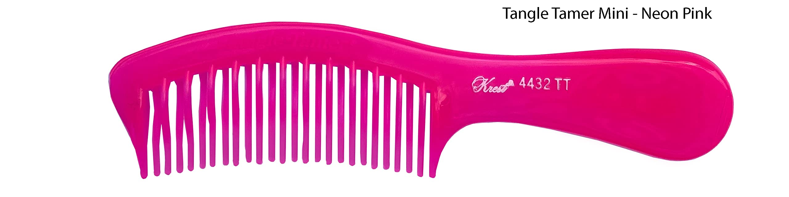 Krest Teal Tangle Tamer Curved Tooth Comb