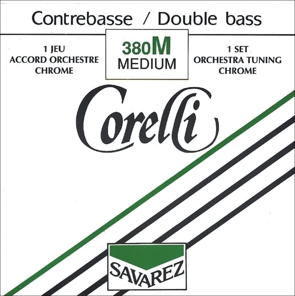 Corelli Double Bass Strings Orchestral Tuning G Nickel Extra Strong 381TX