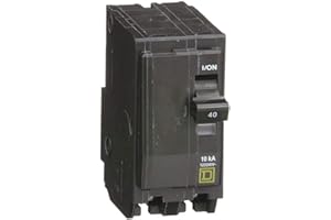 CAI - SQUARE D Square D Plug In Circuit Breaker, QO, Number of Poles 2, 40 Amps, 120/240VAC, Standard - QO240