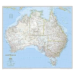 National Geographic: Australia Classic Wall Map (30.25 X 27 Inches): Wall Maps Continents Landkaart – 10 november 2019