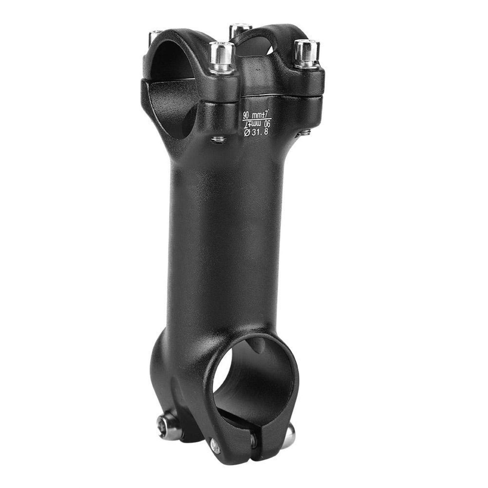 Bike Adjustable Stem, Bike 31.8mm Adjustable Alunimium Alloy Handlebar Stem for Most Bicycle, Road Bike, BMX, Cycling(90mm)