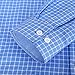 Yong Horse Men's Plaid Lapel Long Sleeve Button Down Casual Shirt With Chest Pocket