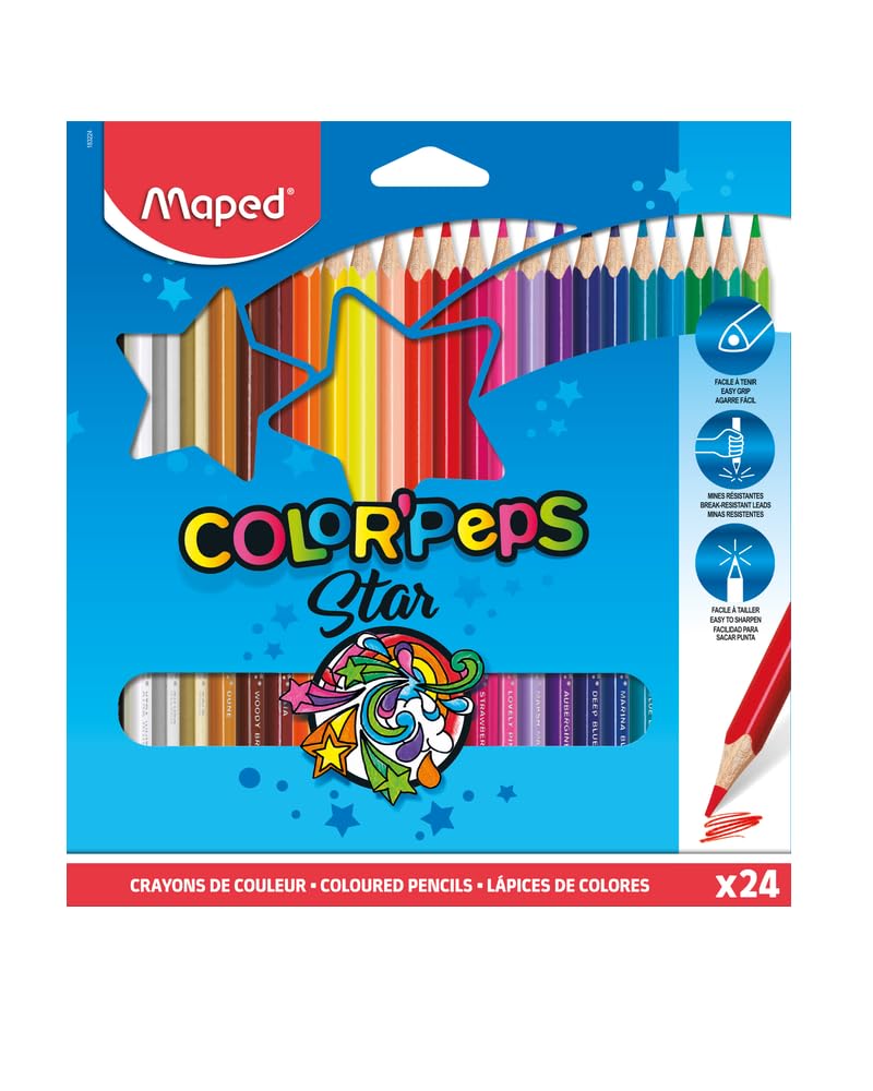 Maped Color'Peps Colouring Pencils (Pack of 24)