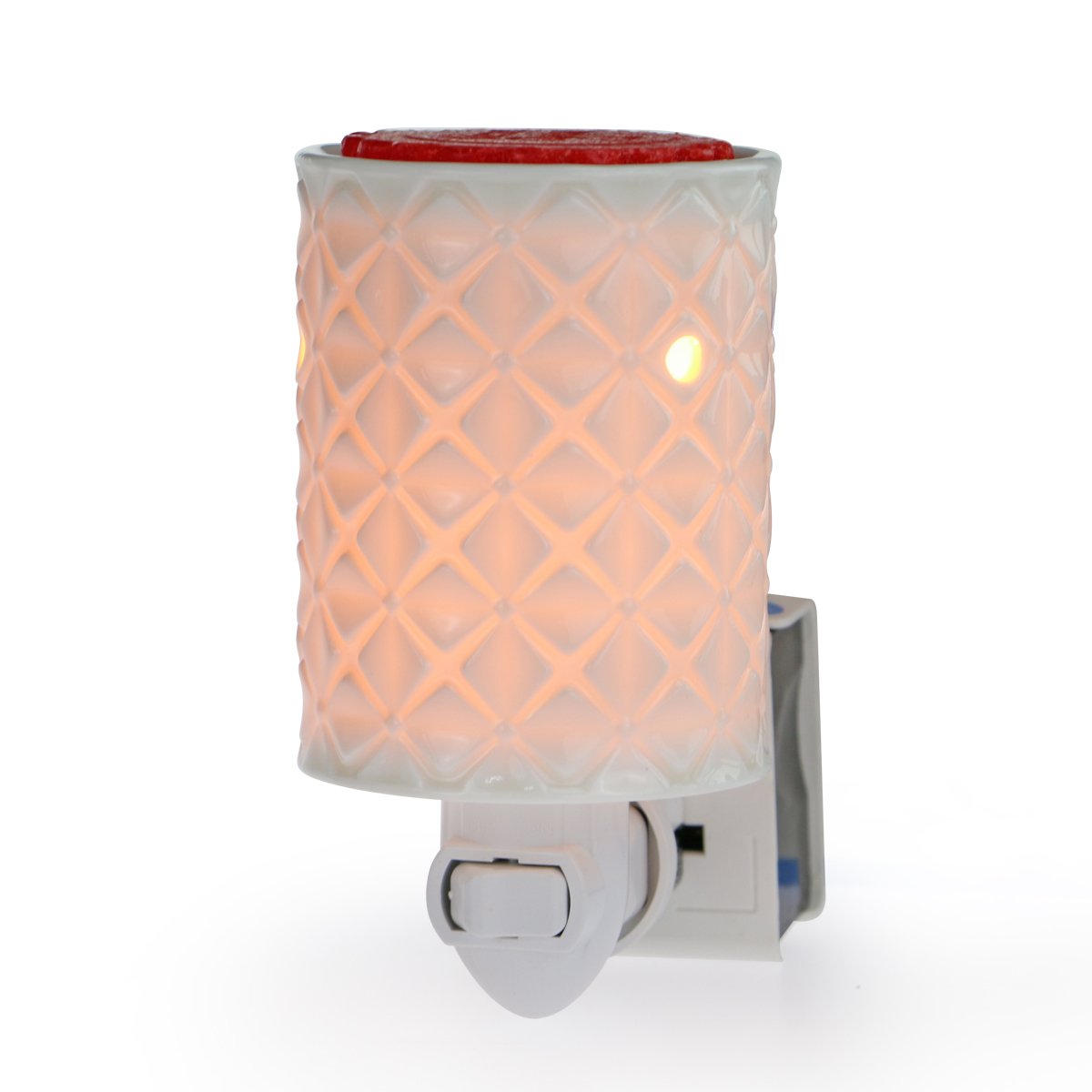 StarMoon Plug in Wax Melt Warmer for Home Décor, Pluggable Home Fragrance Diffuser, No Flame, with One More Bulb (Four-Leaf Clover, in1)