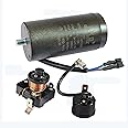 HMHAMA QL2-7.1 Refrigerator Compressor Starter Relay + 1/2hp Round Protector + 80uf Capacitor Replacement Accessories