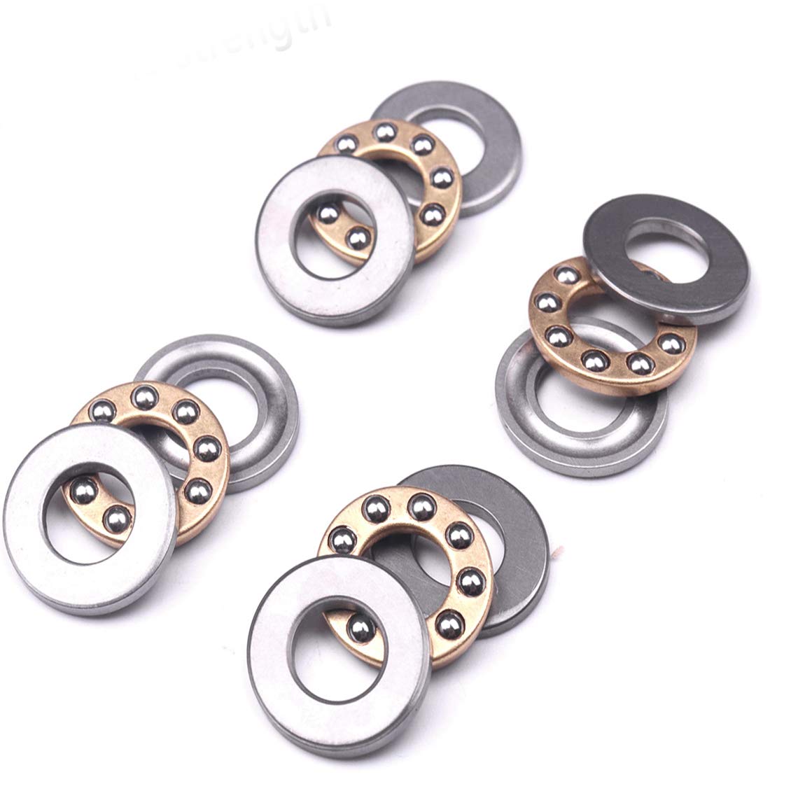 Atoplee 4pcs Miniature Axial Thrust Ball Bearings F8-16M 8 * 16 * 5mm