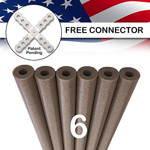 USA Foam Deluxe Foam Pool Swim Noodles - 6 Pack 52 Inch Bulk Pack