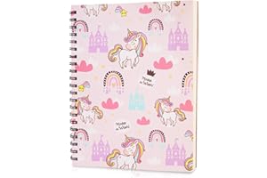 conda 8.5 x 11 Inch Sketchbook, Top Spiral Bound Sketch Pad, 100 Sheets (68 lb/100 GSM), Durable Acid-Free Sketch Paper, Drawing and Sketching Paper for Kids Adult Beginners