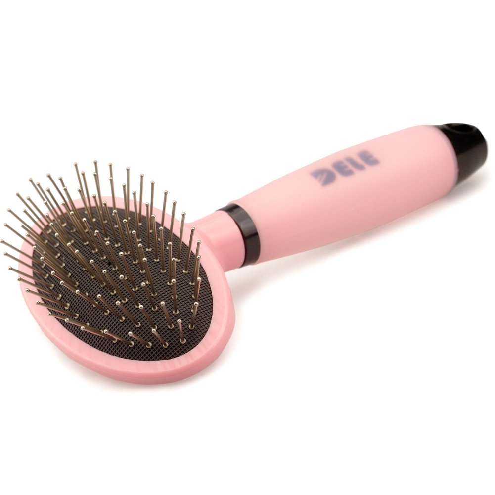 DELE Pin Brush for Small Dogs & Cats Short or Long Hair
