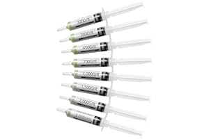 Finisolva 8 Pack Diamond Polishing Paste Kit 3,000 to 320 Grit with Different Genuine Concentrations of Diamond Powders Lapping Compound for Marble Glass Metal Rock Jewelry Resin Silver Gemstone