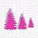 Pine Trees Stencil - Large Tree Stencil, Nature Stencils, National Park, Tree Template, Tree Deco