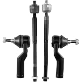 BDFHYK 4Pcs Front Inner Outer Tie Rod Kit for Ford Escape C-Max 13-18 | Focus 12-18, Transit Connect 14-18, Replacement for EV800898 ES800954 ES800955