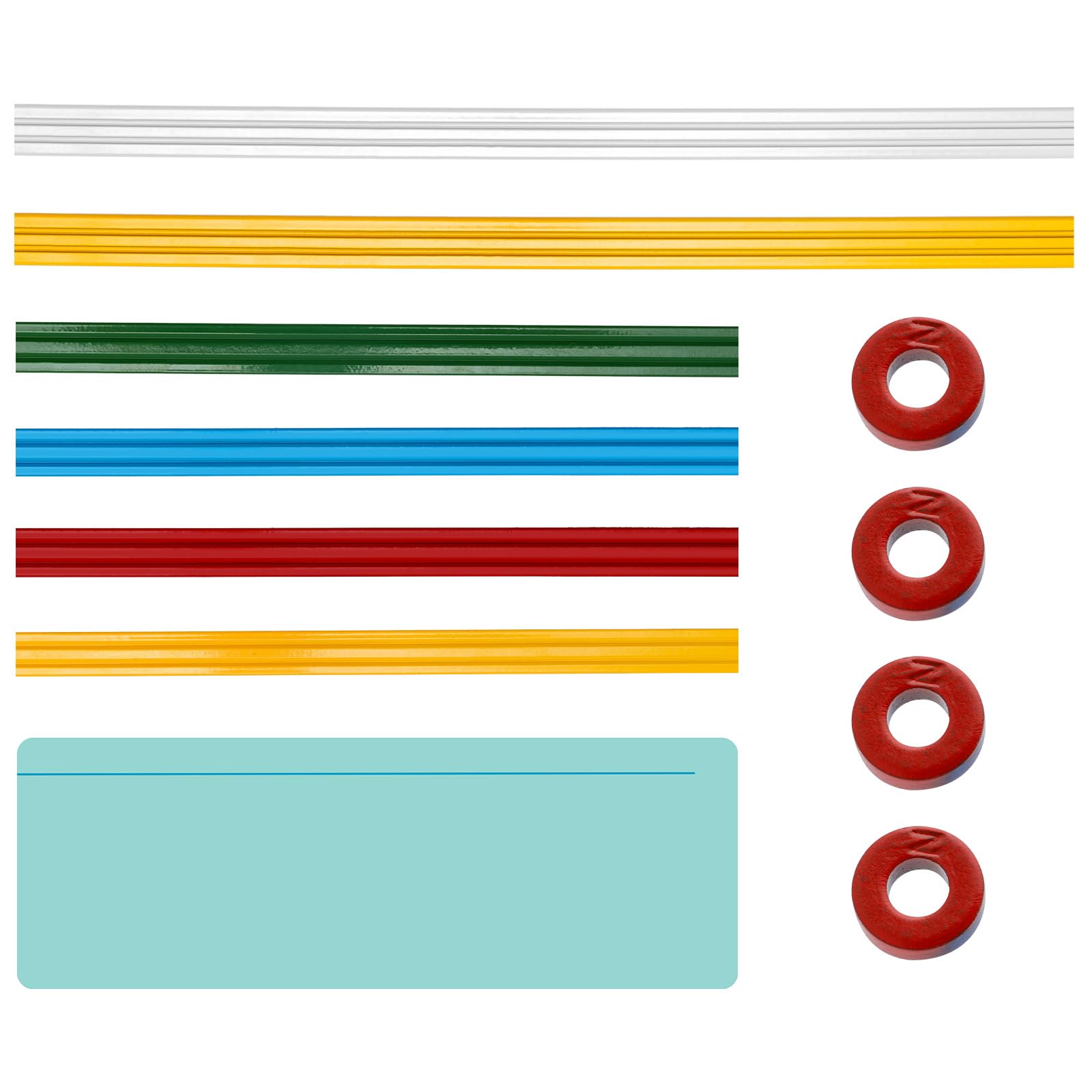 Photo 1 of 11pcs Magnet Replacement Set for Knitting Chart Holder, Crochet Pattern Fixing Tool Kit Replacement with Magnetic Ruler Extra Magnets for Knitting & Crafting Accessories