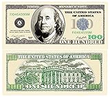 Set of 100 - $100.00 Ben Franklin Casino Party Money