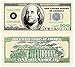 Set of 100 - $100.00 Ben Franklin Casino Party Money