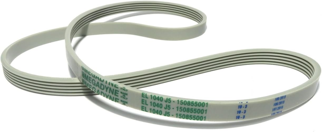 Megadyne - Washing machine drive belt EL 1040 J5, schwarz