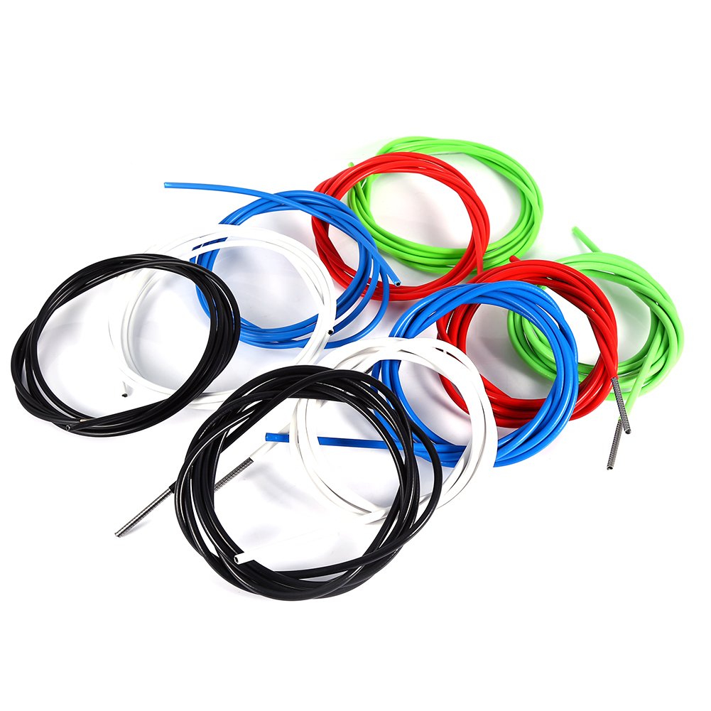 Bike Shifter Cable Housing, 2m ycle Brake Shift Cable Housing Hose Kit Accessory Replacement for Mountain ycle(5mm Green)