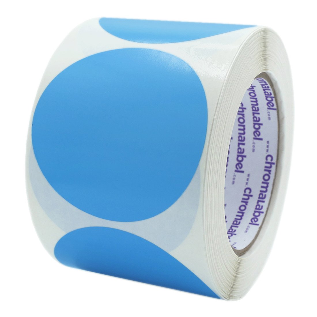 Buy ChromaLabel 3 Inch Round Label Permanent Color Code Dot Stickers